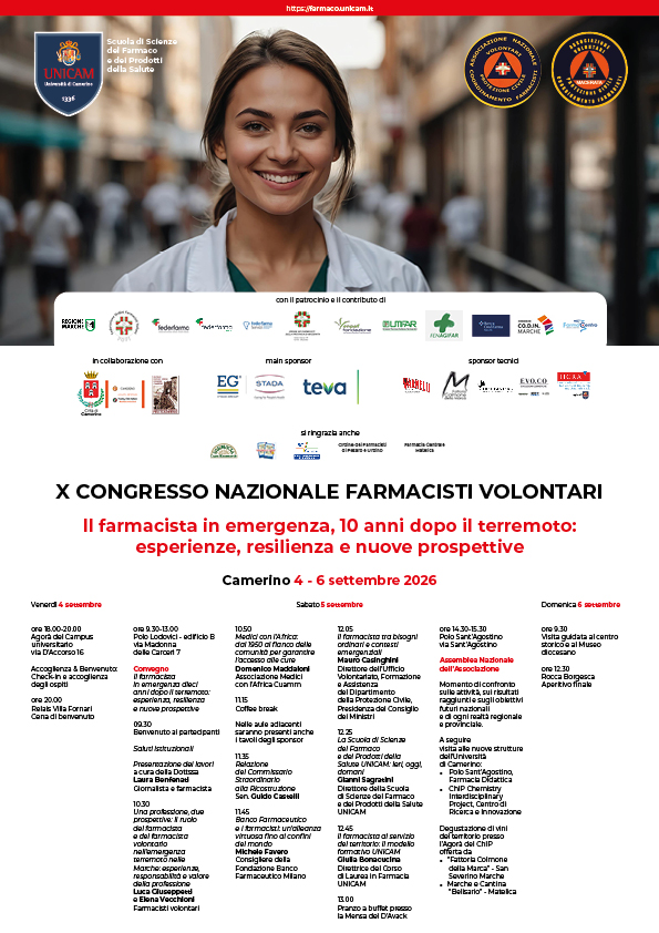X Congresso Nazionale Farmacisti volontari